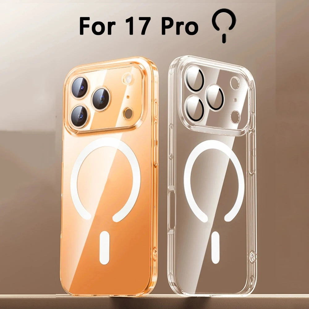 MagSafe Magnet Fullback Clear Protection Case for iPhone 17 Pro / Air — view 10 of phone cases