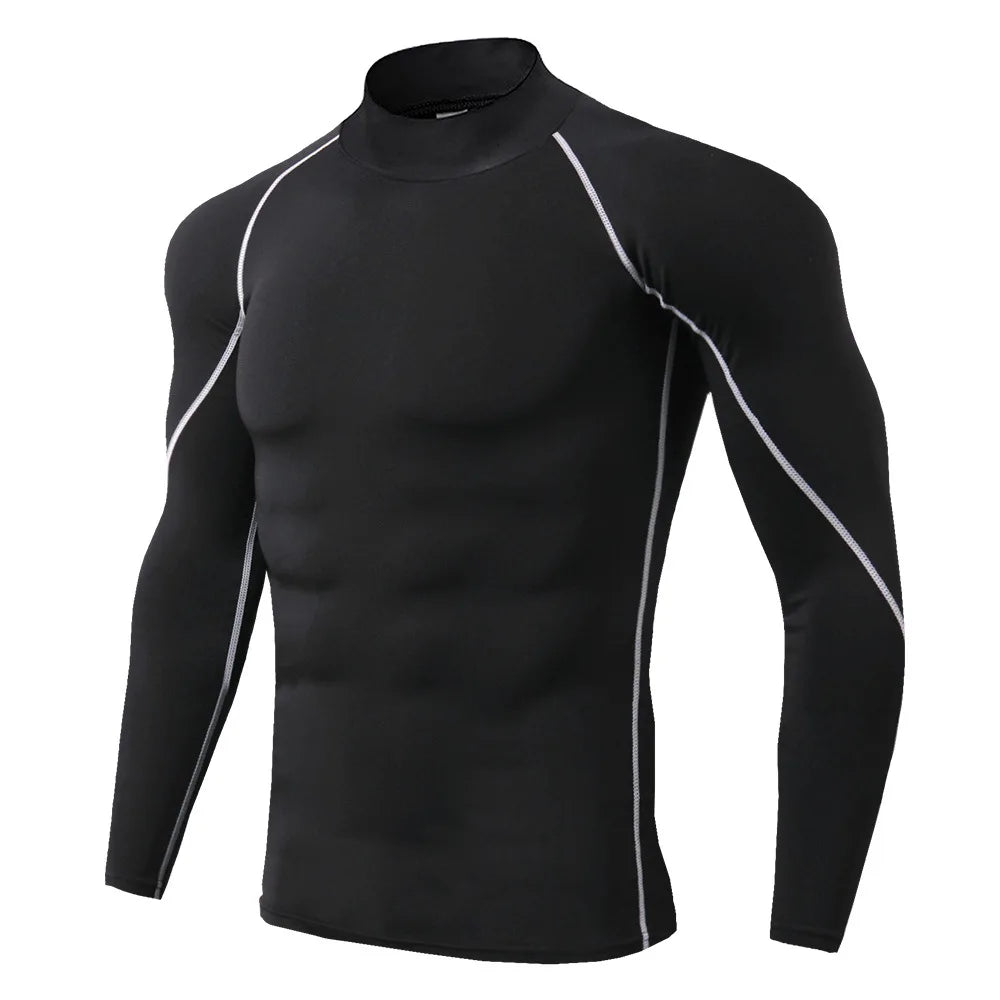 Men&rsquo;s Compression Long-Sleeve Top &mdash; Quick-Dry Bodybuilding Running &amp; Gym Shirt — view 12 of sports & fitness