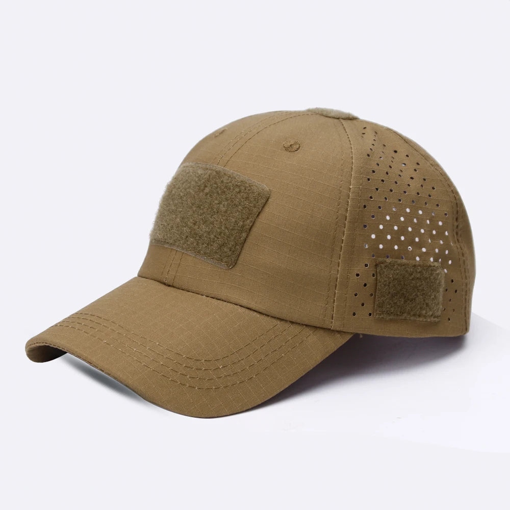 Camouflage Baseball Cap Outdoor — Tactical Sun Protection Hunting Hiking Fishing Men's Hat — view 12 of hats & caps