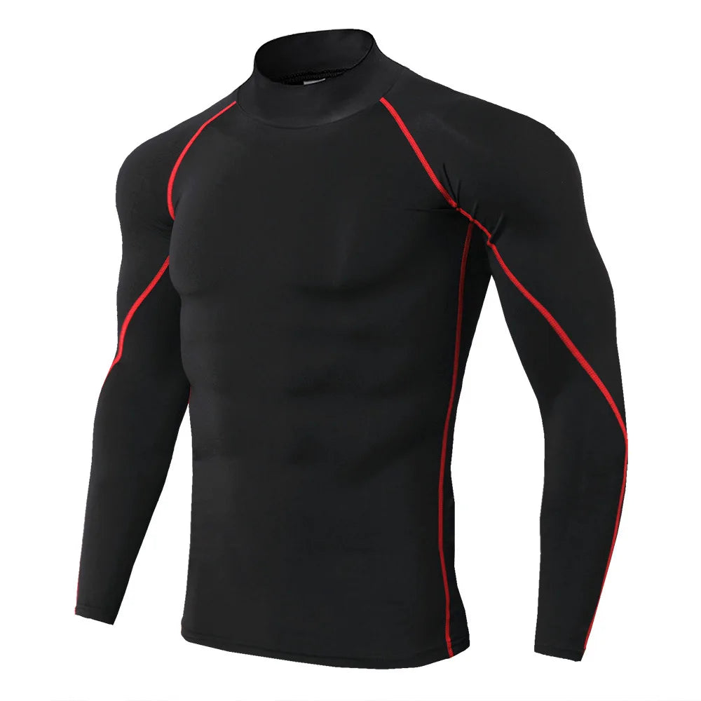 Men&rsquo;s Compression Long-Sleeve Top &mdash; Quick-Dry Bodybuilding Running &amp; Gym Shirt — view 9 of sports & fitness