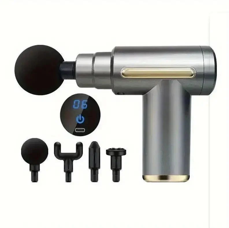 Mini Muscle Massage Gun Protable Body Massager Deep Handheld Percussion Massager for Body Back and Neck Leg — view 7 of electronics & gadgets