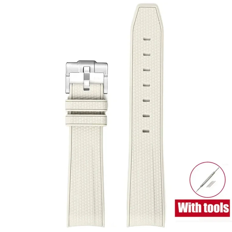 MoonSwatch Diving Strap — 20mm Curved-End Rubber Watch Band for Omega x Swatch