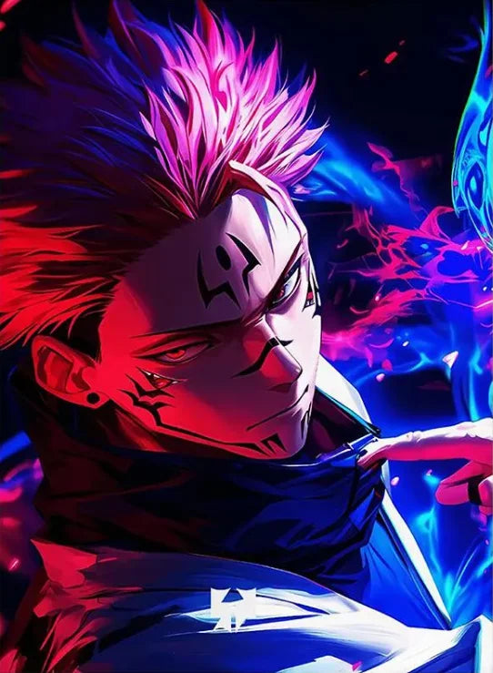 Jujutsu Kaisen Retro Canvas Poster — Japan Anime Wall Art for Game Room & Home