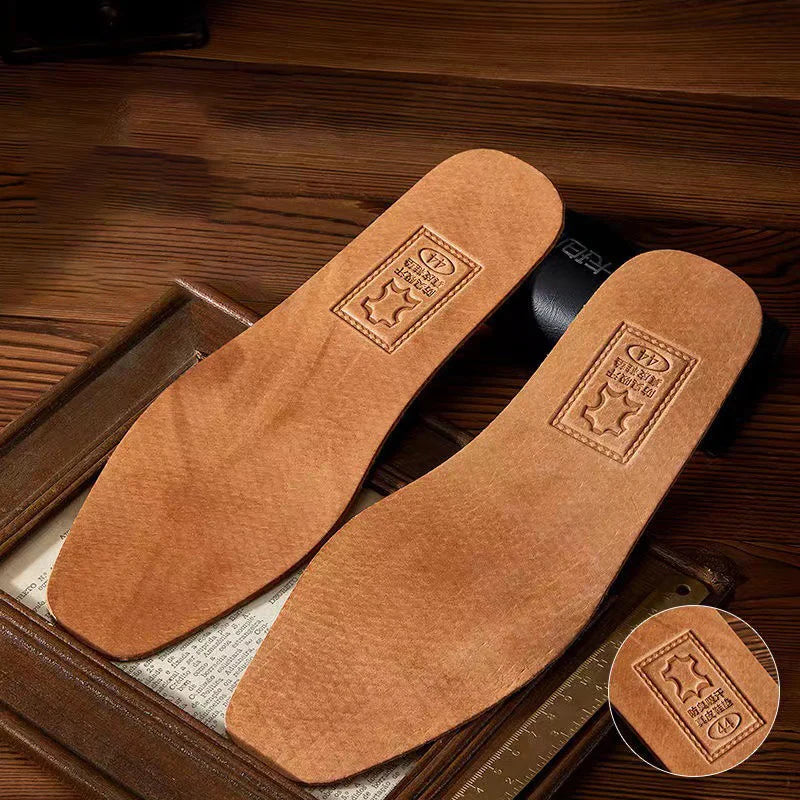 Genuine Leather Insoles — Cowhide Deodorant Sweat-Absorbing Inserts — view 5 of shoe accessories
