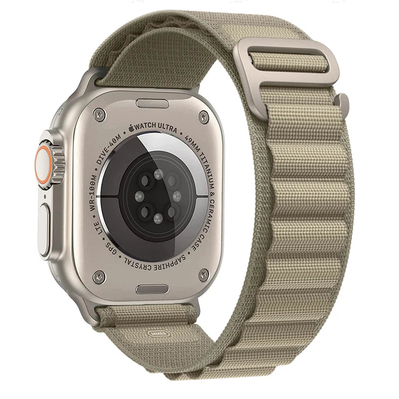 Alpine Loop Strap for Apple Watch Ultra — Nylon Hook Band 42/45/46/49mm — view 11 of watch straps