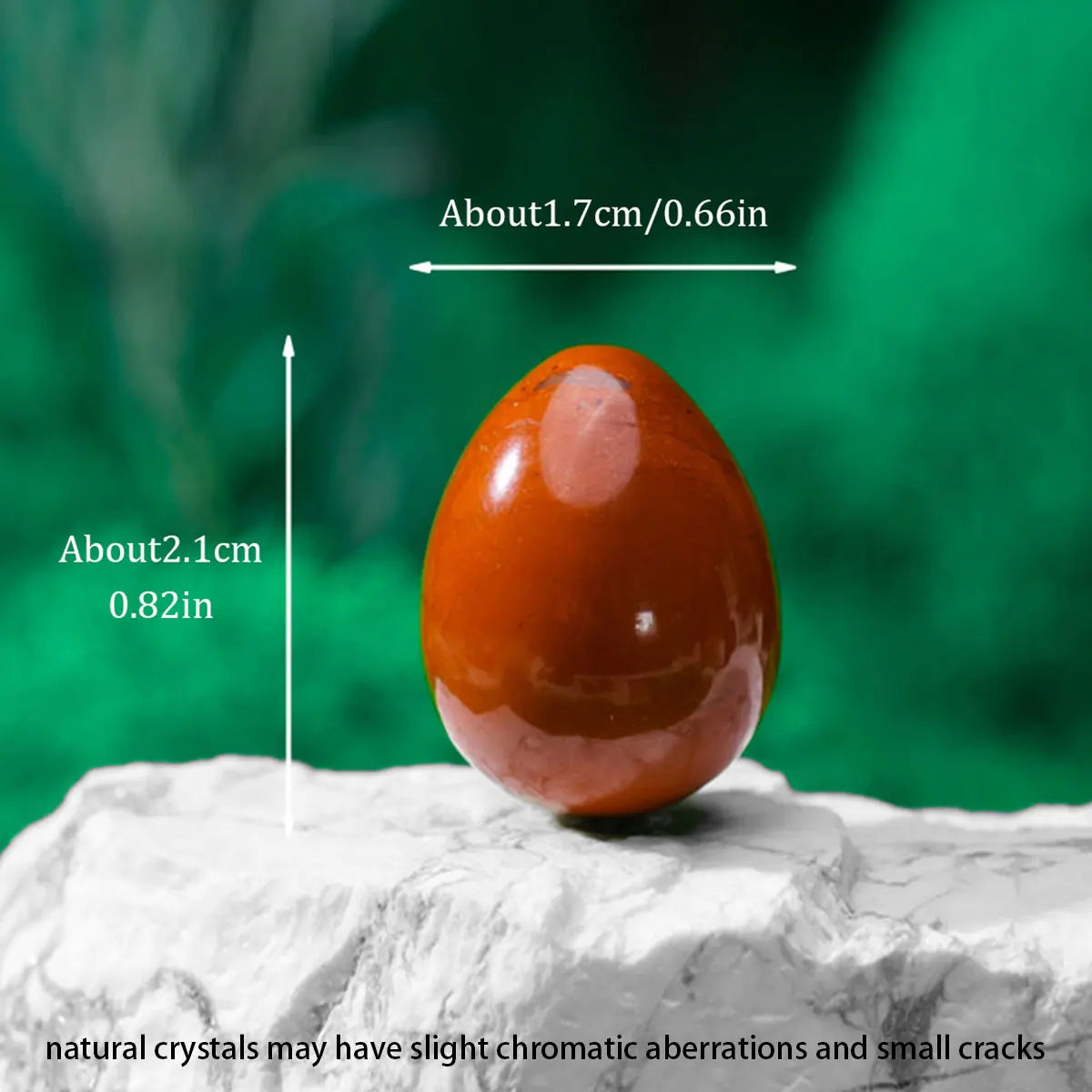 Crystal & Gemstone Mini Egg Stones Set — 5/7/10pc Polished Reiki Healing Gems Home Decor — view 2 of crystal & gemstone