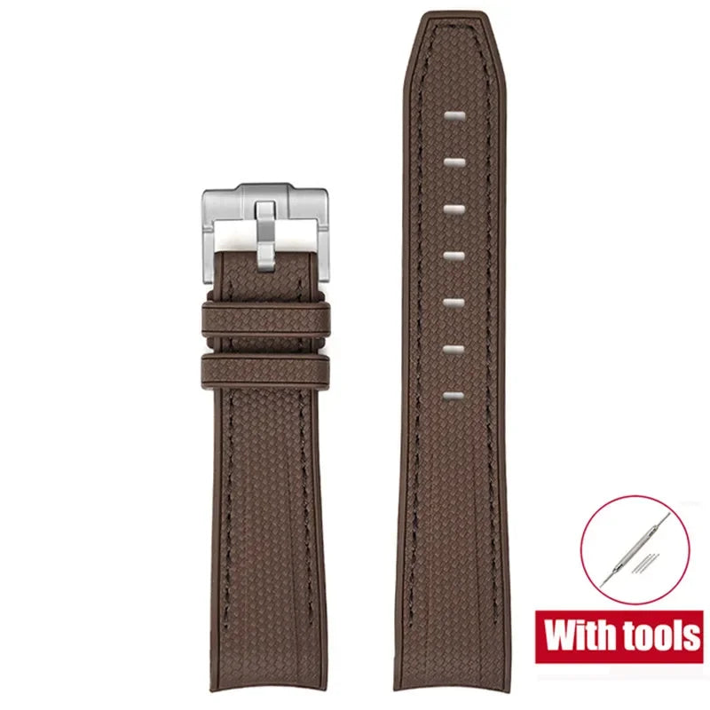 MoonSwatch Diving Strap — 20mm Curved-End Rubber Watch Band for Omega x Swatch