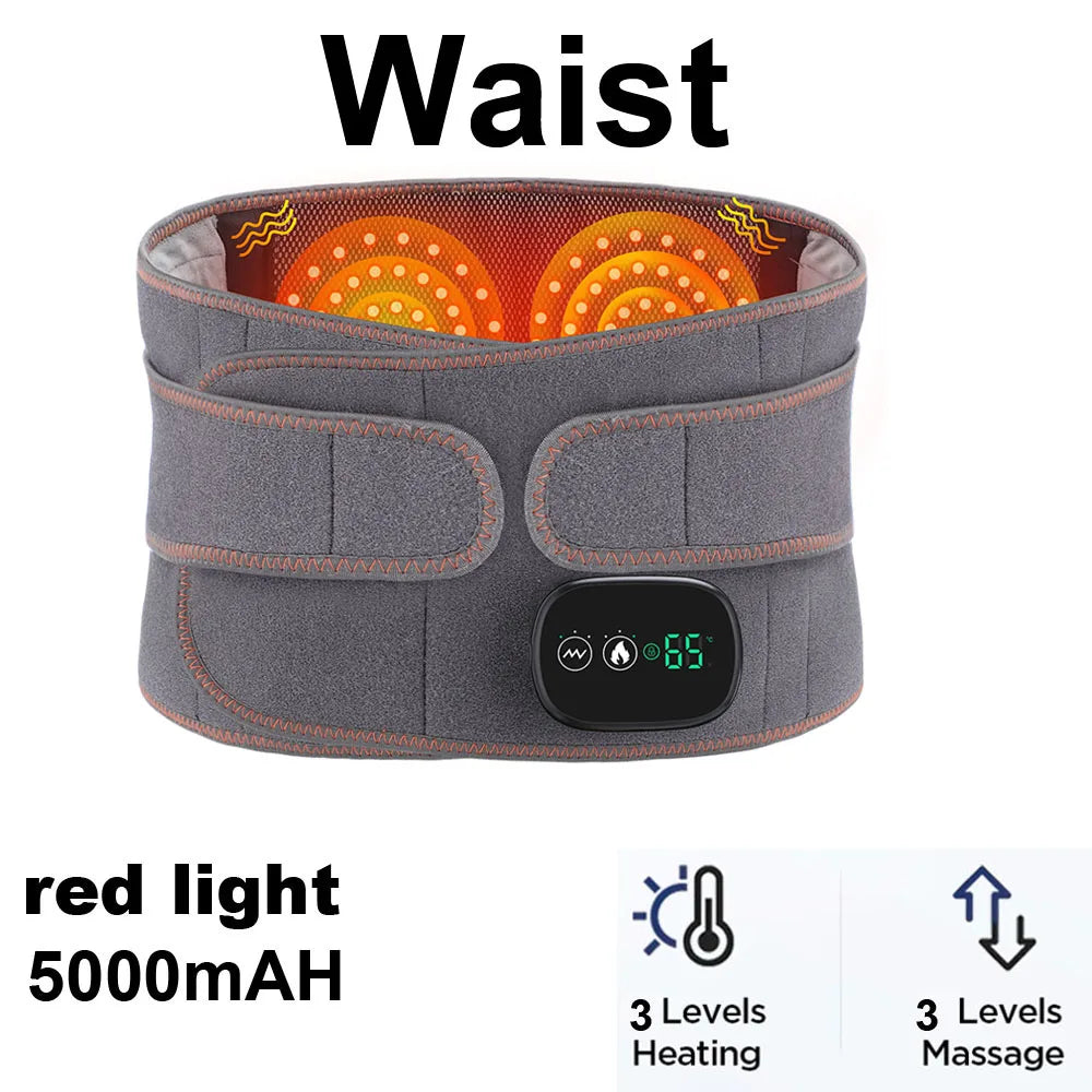Heated Lumbar Massager Belt with Vibration — Heat + Massage + Support 3-in-1 — view 7 of braces & support