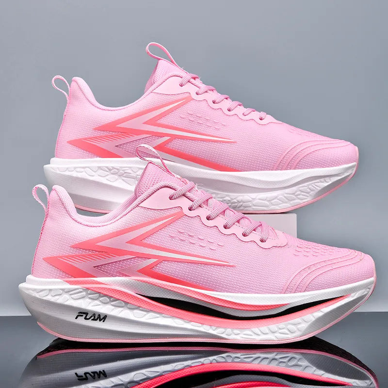 Carbon Board Running Sneakers — Marathon Lightweight Non-Skid Breathable Trainers — view 8 of sneakers