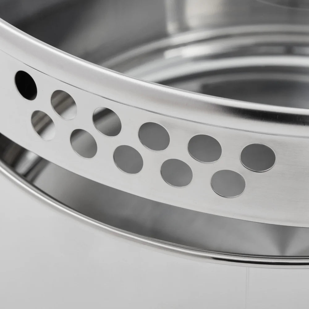 Stainless Steel Saucepan 1Qt Oven-Safe with Straining Lid Pour Spouts Gas Induction Compatible — view 5 of cookware