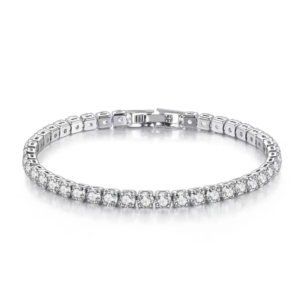 Lihong Women's S925 Sterling Silver Tennis Bracelet — Zirconia Fashion Jewelry — view 7 of jewelry