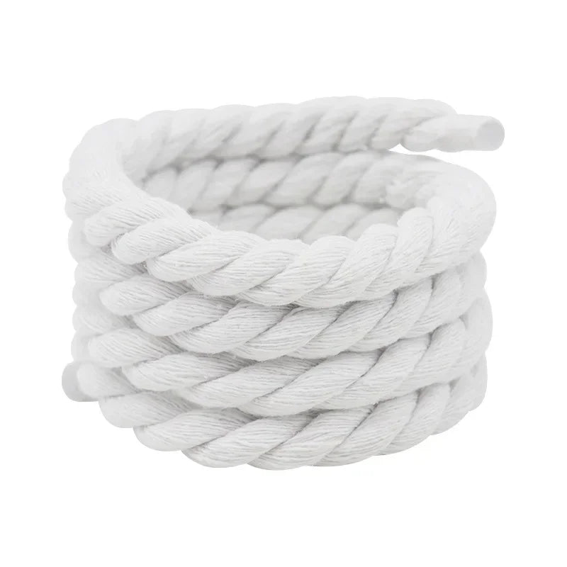 Round Cotton Shoelaces — Thick Colorful Sneaker Laces (1 Pair) — view 9 of shoe accessories