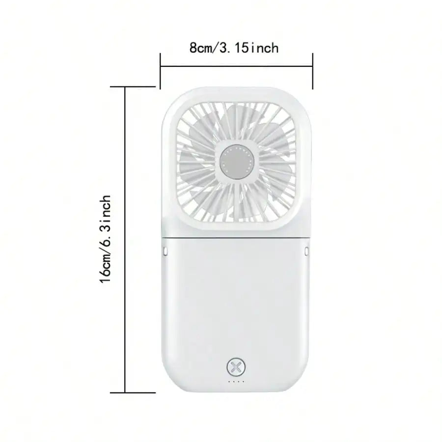 Portable Handheld Mini Fan, USB Rechargeable Foldable Desk Fan — view 7 of personal fans