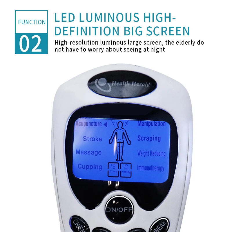 TENS Machine Physiotherapy Pulse Muscle Stimulator — Pain Relief Electrotherapy — view 4 of recovery & massage