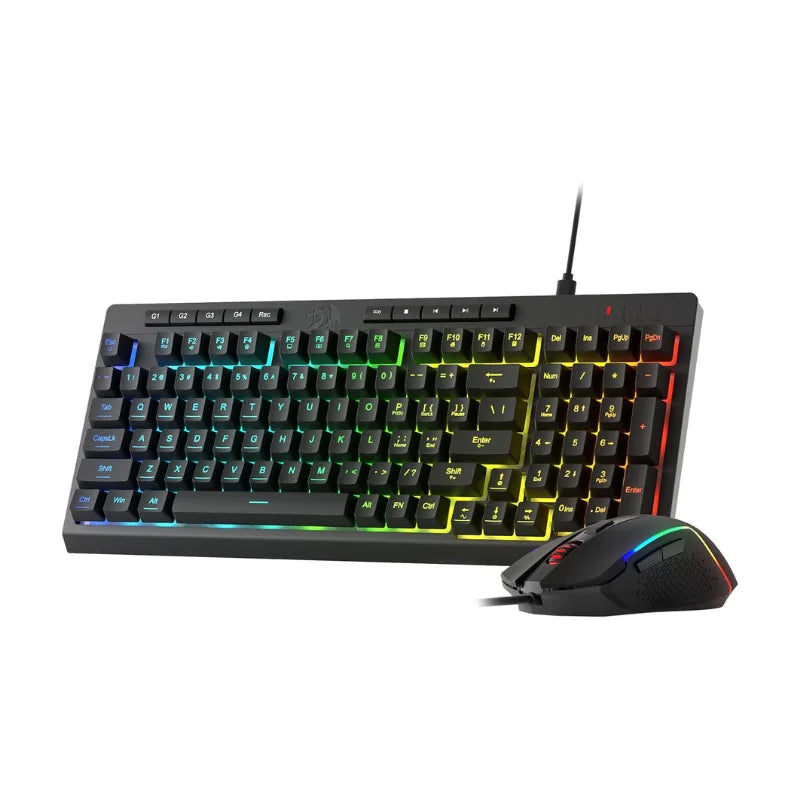 Redragon S141 Gaming Keyboard & Mouse Combo – K515 Wired RGB Keyboard + M616 10000 DPI Gaming Mouse — view 1 of electronics & gadgets