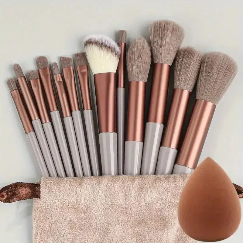 Professional Makeup Brush Set — Soft Fluffy Cosmetic Brushes for Foundation, Powder &amp; Blush — view 14 of makeup