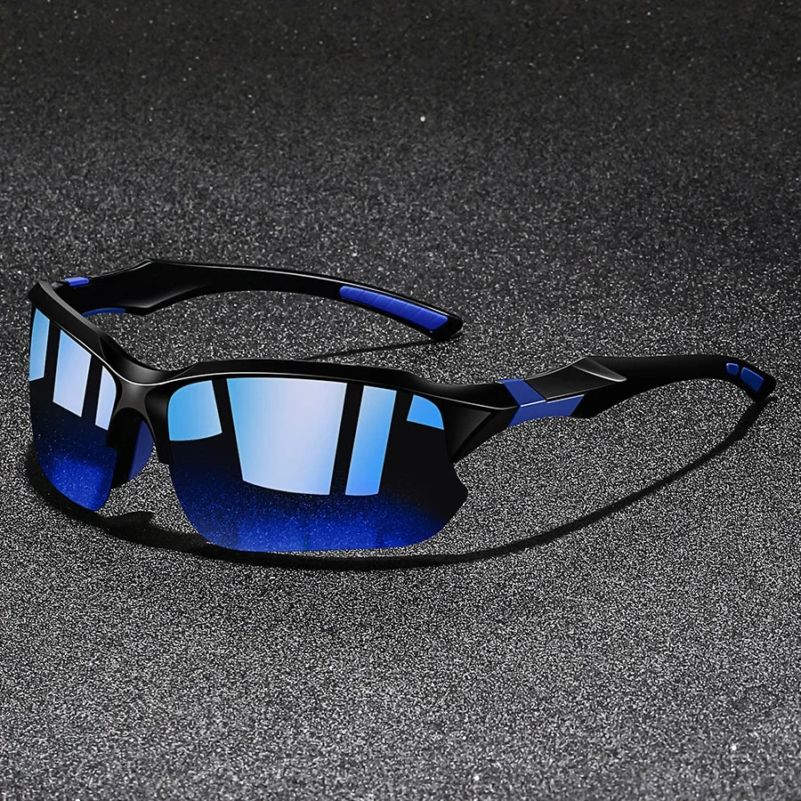UV400 Sport Sunglasses — Unisex Wraparound Running & Hiking Eyewear — view 5 of sunglasses