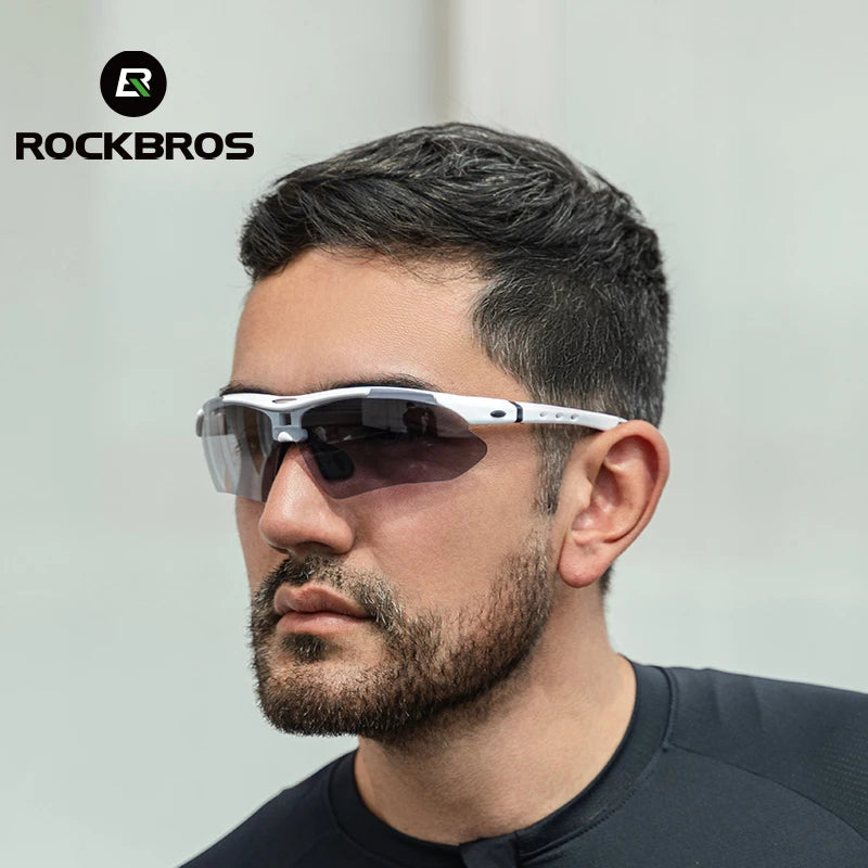 Polarized Sport Cycling Sunglasses — Men's UV400 MTB & Road Bike Glasses — view 6 of sunglasses
