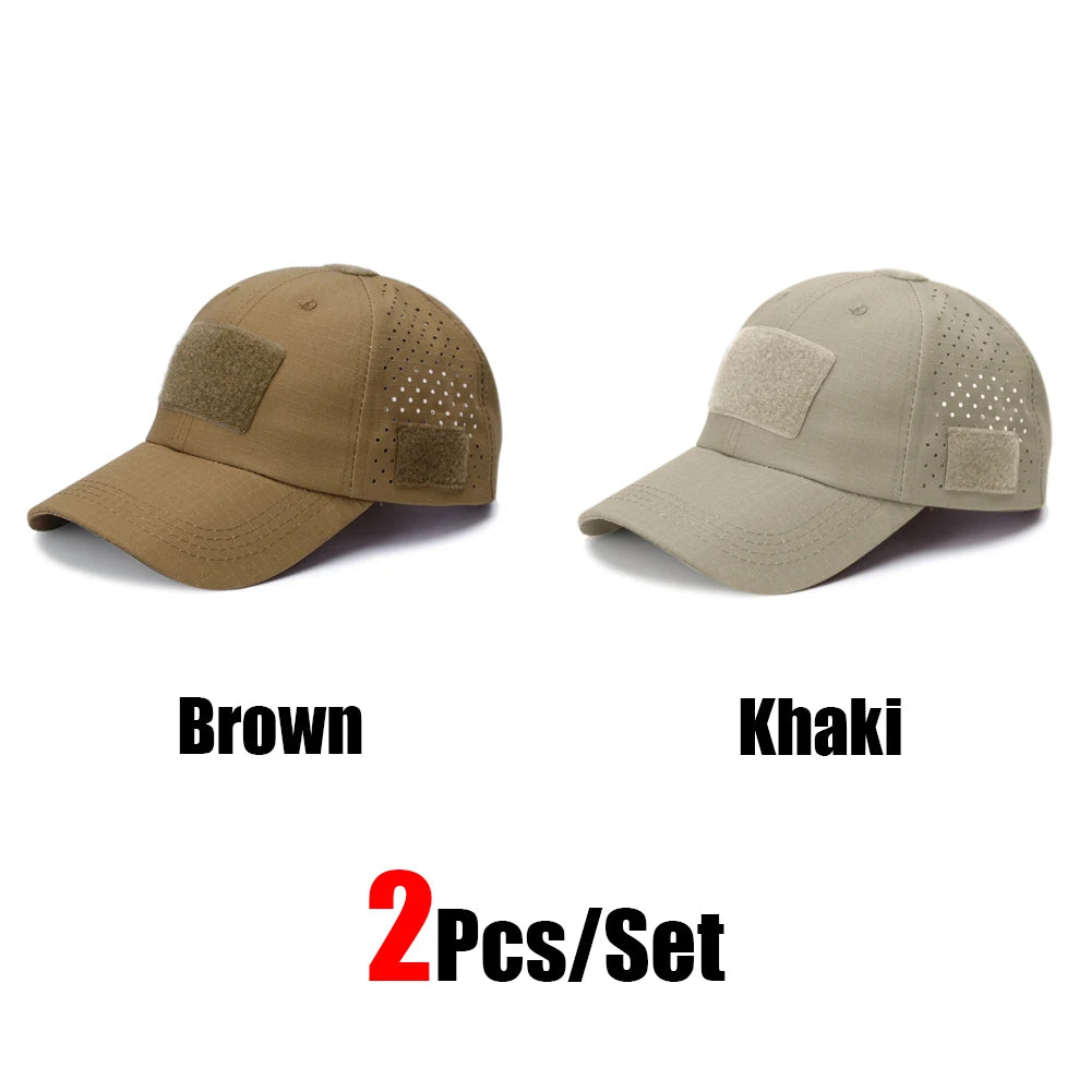 Camouflage Baseball Cap Outdoor — Tactical Sun Protection Hunting Hiking Fishing Men's Hat — view 14 of hats & caps