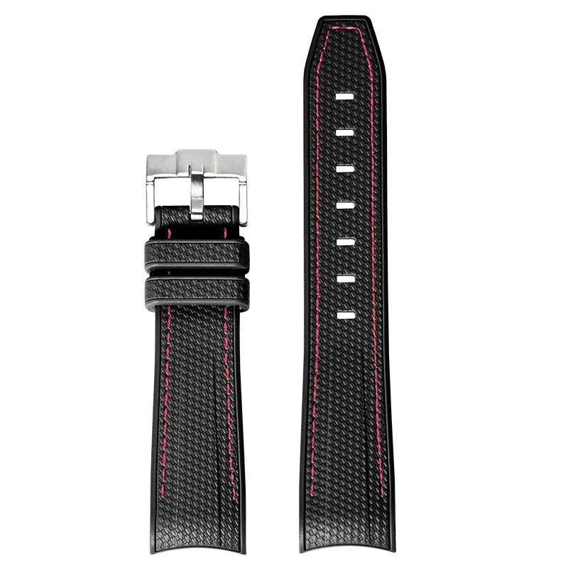 MoonSwatch Diving Strap — 20mm Curved-End Rubber Watch Band for Omega x Swatch