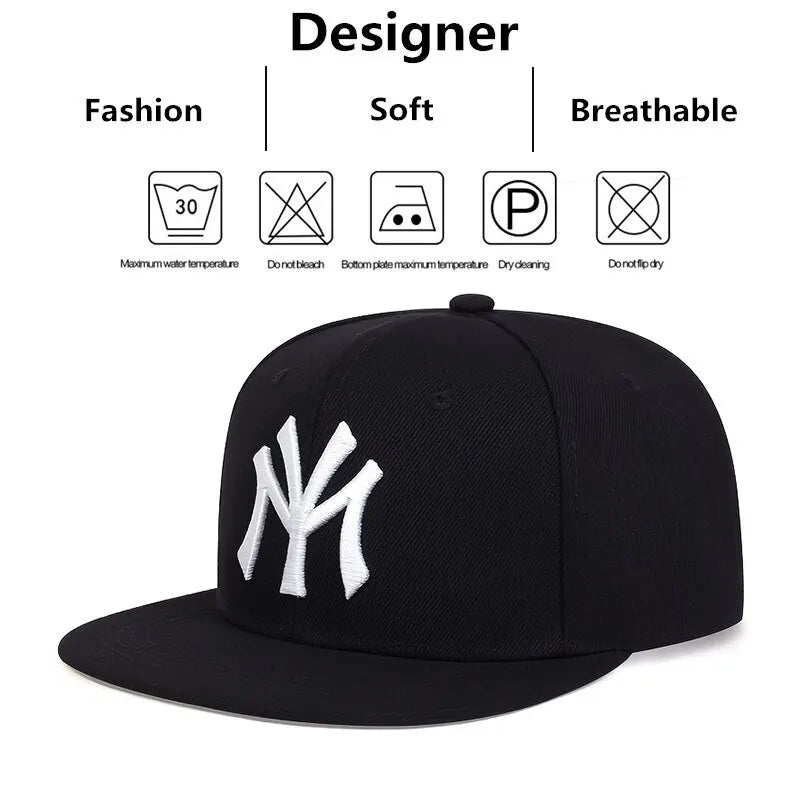 Hip-Hop Baseball Cap Letter Embroidery — Streetwear Trucker Casual Sunscreen Adjustable Hat — view 6 of hats & caps