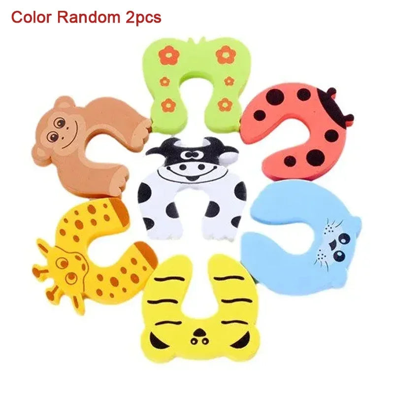 Anti-Pinch Door Finger Protector - Cartoon Foam Door Stopper for Kids — view 10 of baby safety