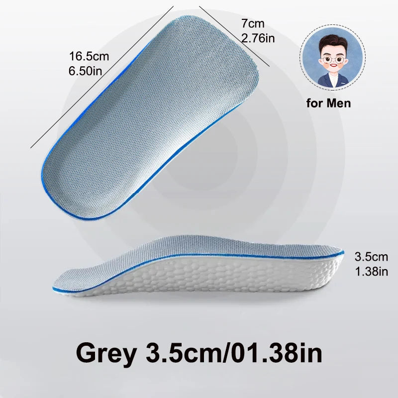 Heightening Arch Support Insoles — 1.5/2.5/3.5cm Height-Boost Pair — view 11 of braces & support