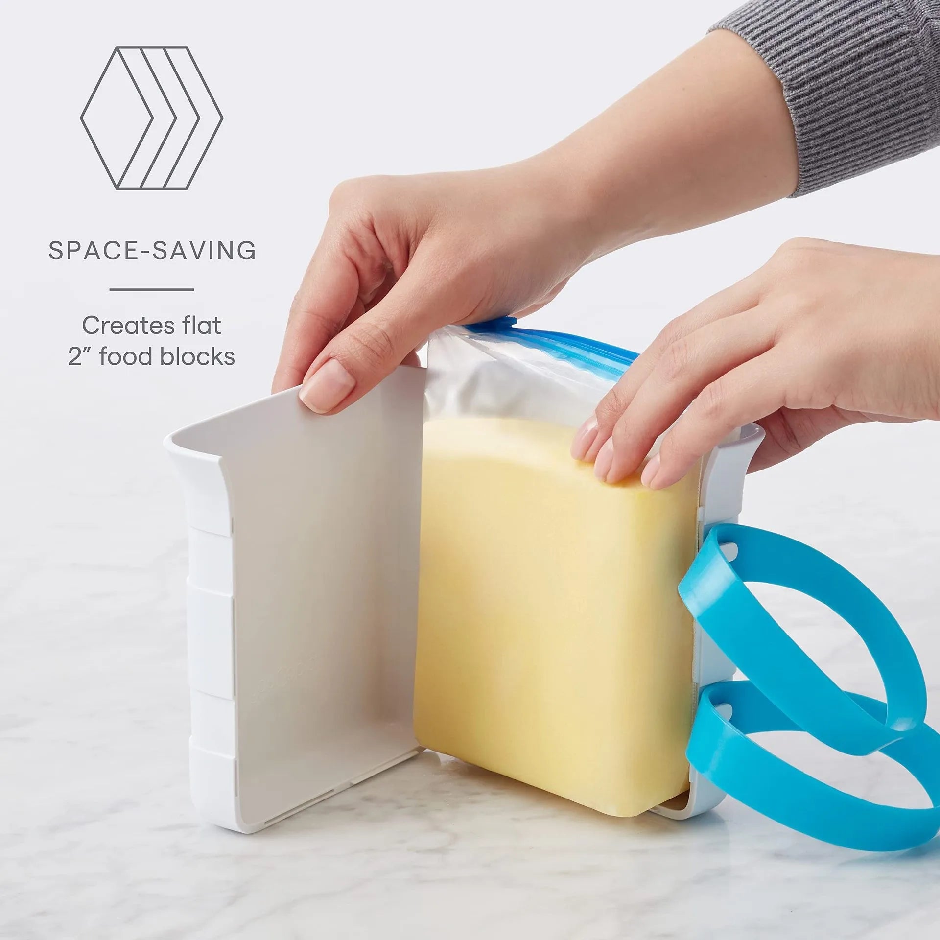 3D Food Block Maker — Silicone Soup, Broth, Sauce & Butter Freezer Mold — view 2 of kitchen gadgets