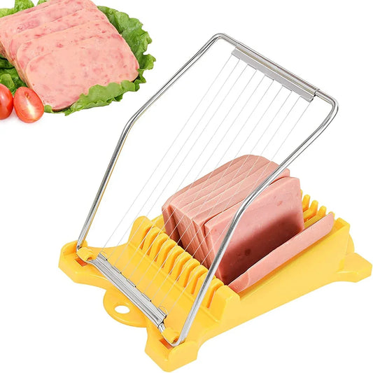 Luncheon Meat Egg Cutter Pro — Multi-Function Stainless Steel Food Slicer — view 1 of kitchen gadgets