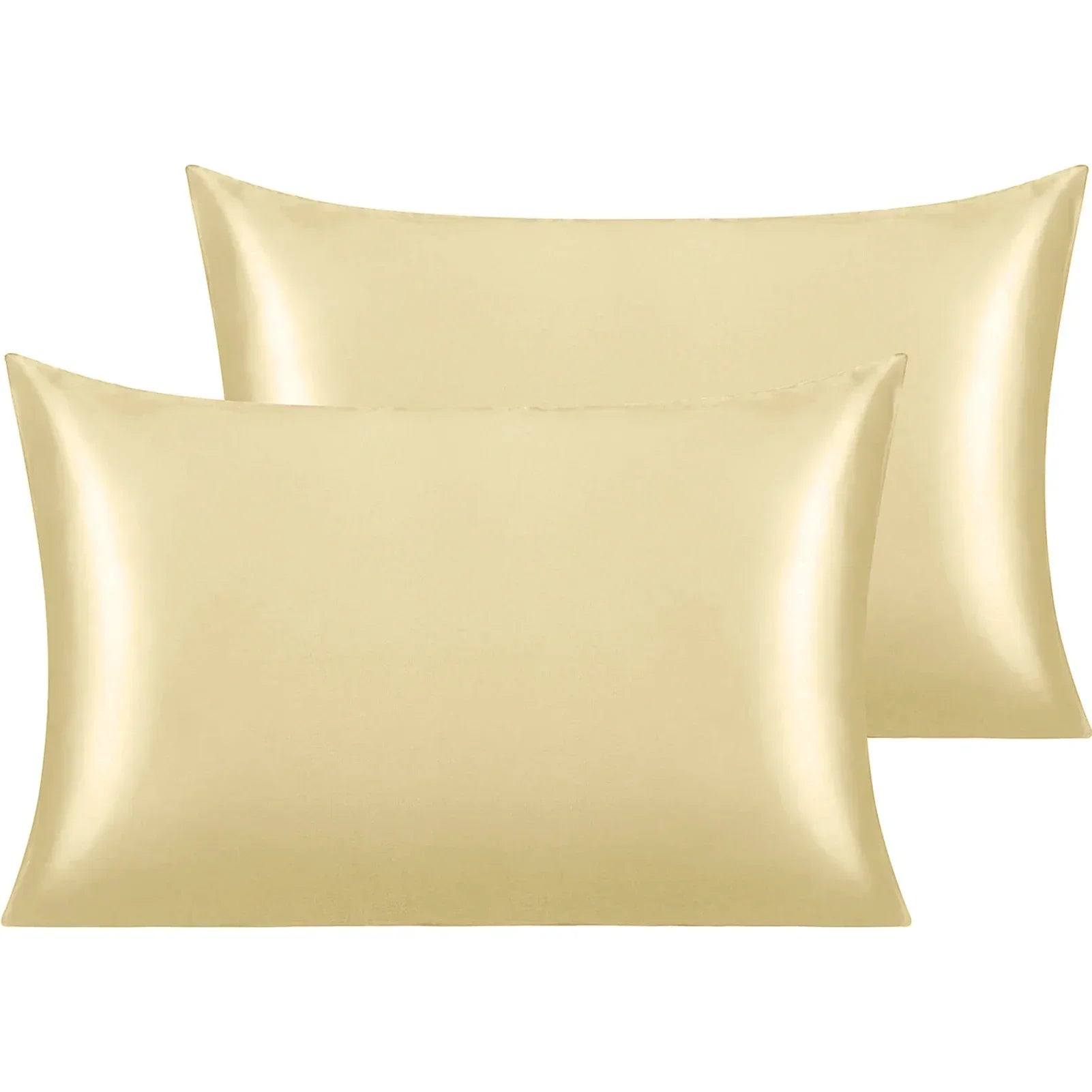 Pack Satin Pillowcases – Cooling, Super Soft Silk-Like Pillow Covers with Envelope Closure — view 9 of home & kitchen
