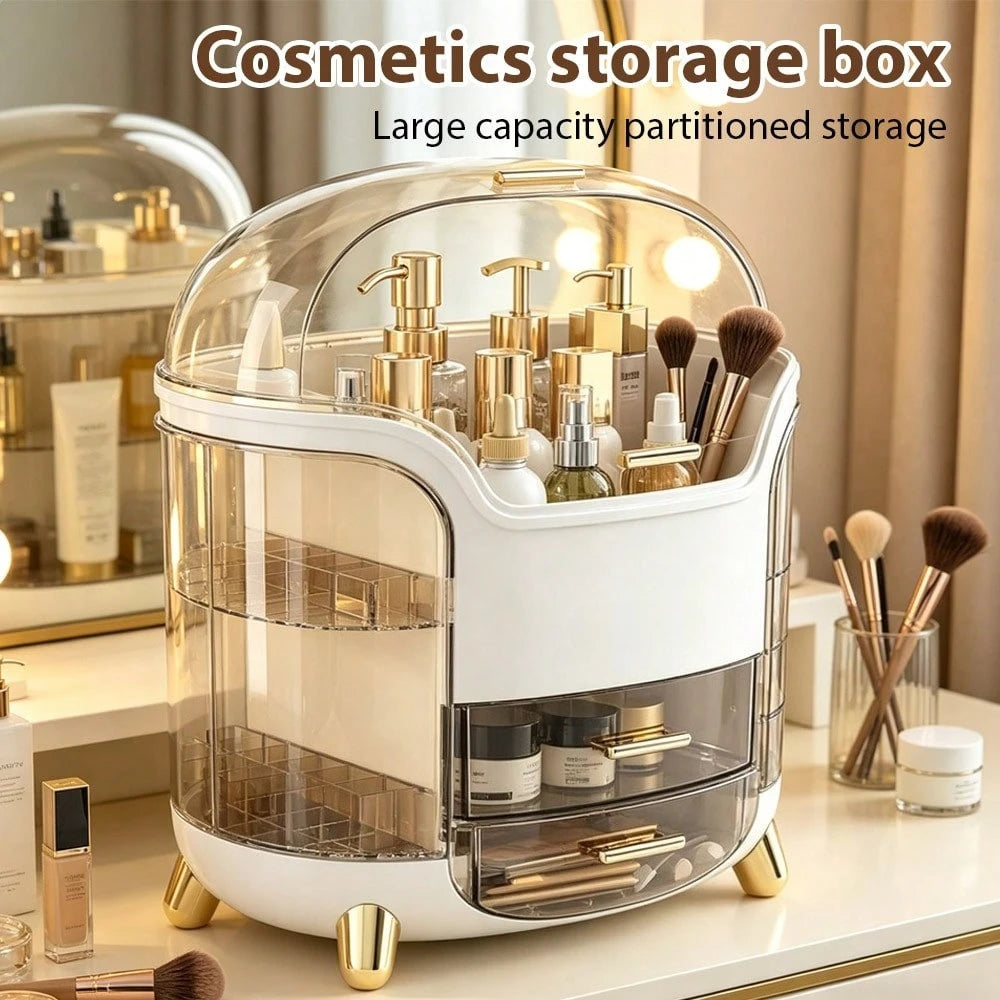 Large-Capacity Makeup & Skincare Storage Box with Drawers — product photo 1
