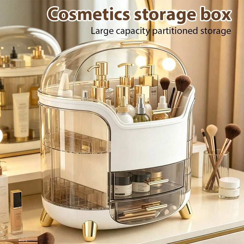 Large-Capacity Makeup & Skincare Storage Box with Drawers — product photo 1