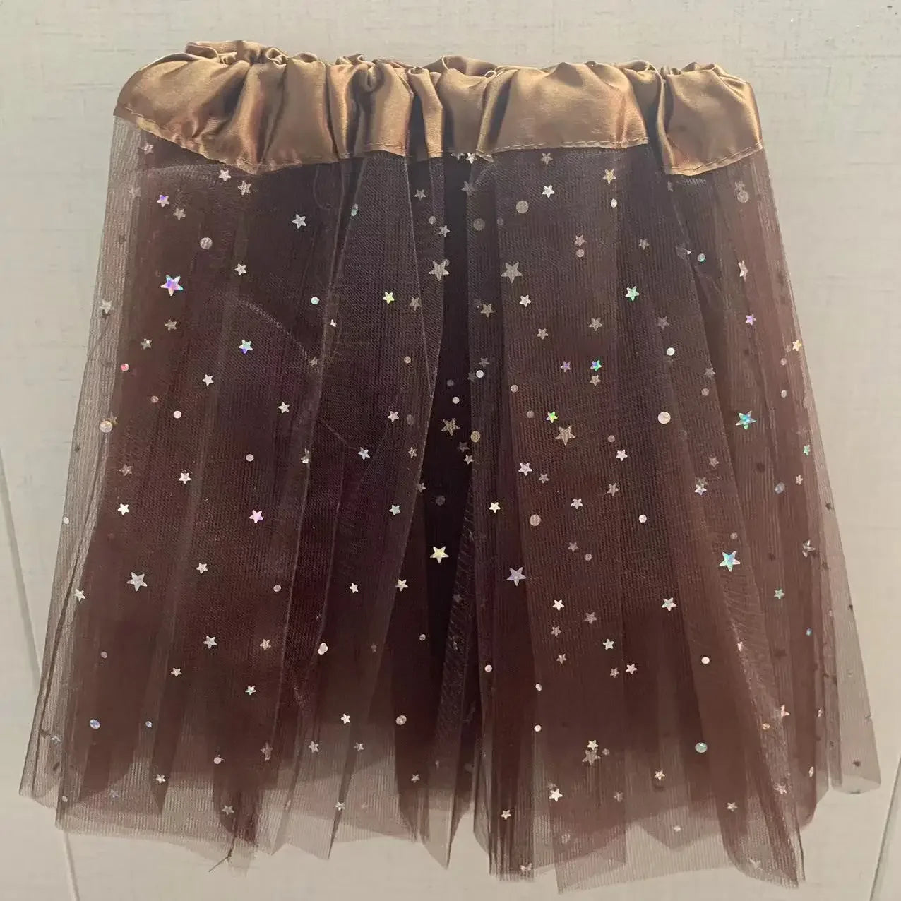 Kids Glitter Tulle Star Tutu Skirt - 3-Layer Sequin Dance Skirt for Girls — view 5 of tutus
