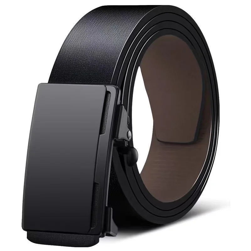 Belts Luxury-inspired Men's Genuine Leather Belt — Automatic Buckle Luxury — view 11 of belts