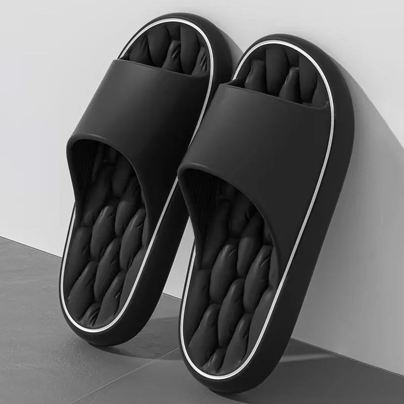 Summer Sandals Men's Indoor Outdoor Slides — Non-Slip Bathroom & Beach Slippers — view 3 of summer sandals