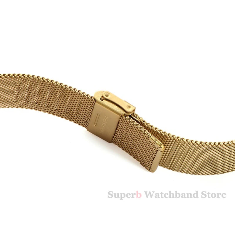 Milanese Universal Quick-Release Bracelet — 12/14/16/18/20/22mm Stainless Steel Watch Strap — view 4 of watch straps