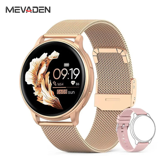 MEVADEN Women's Y22 Smart Watch — Bluetooth Call Custom Dial Fitness Tracker Smartwatch — view 1 of smart watches