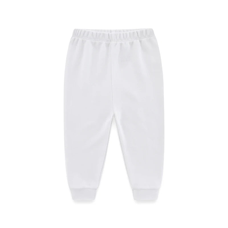 Baby Boys & Girls 100% Cotton Pants - Four-Seasons Soft Solid Pants (1/3 Pack)