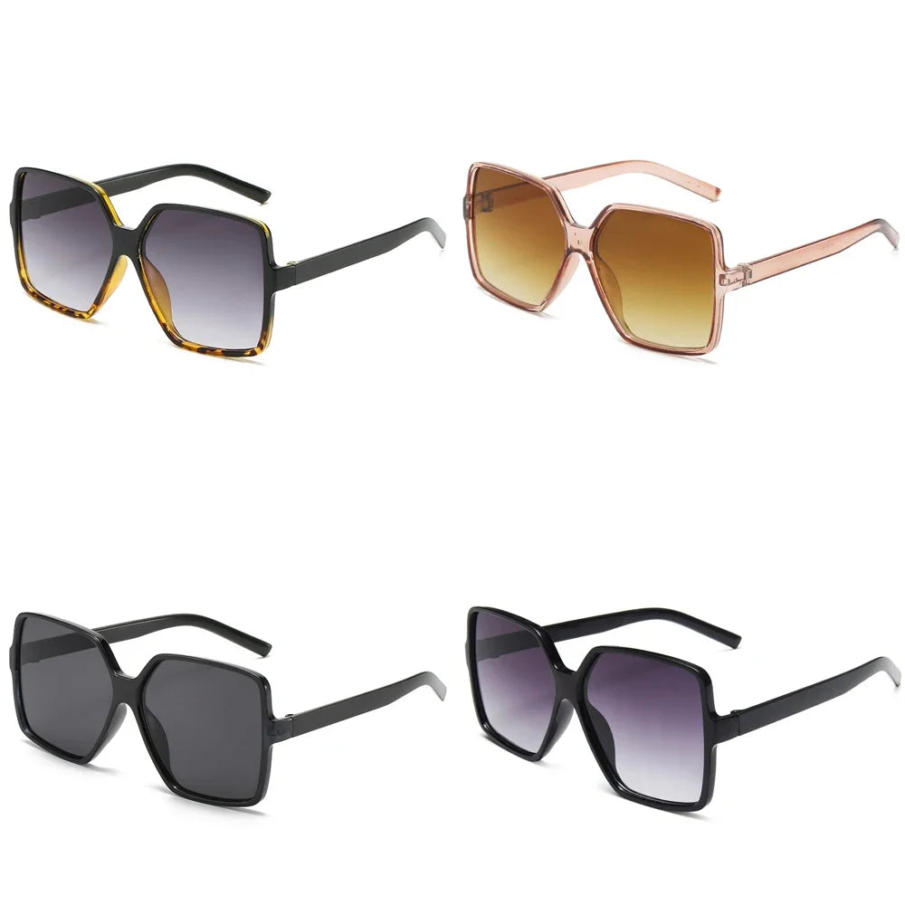 Square Big-Frame Sunglasses Vintage — New It-Girl Designer Retro Women Men Brand UV Shades — view 10 of sunglasses