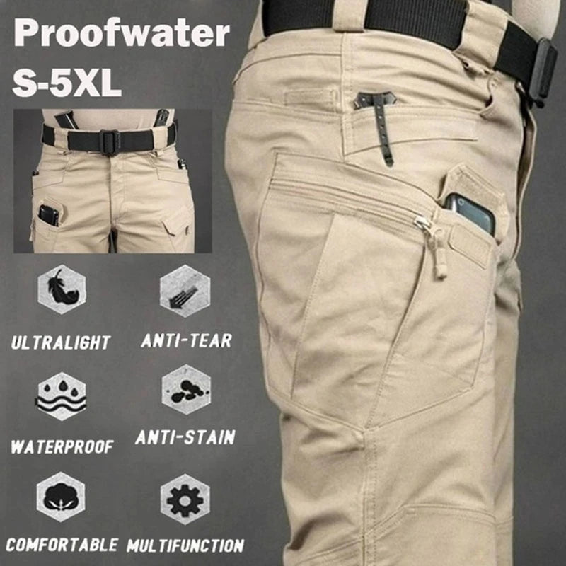 Men's Tactical Cargo Pants — Multi-Pocket Outdoor Style (Up to 6XL) — view 2 of men's clothing