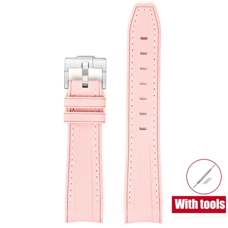 MoonSwatch Diving Strap — 20mm Curved-End Rubber Watch Band for Omega x Swatch