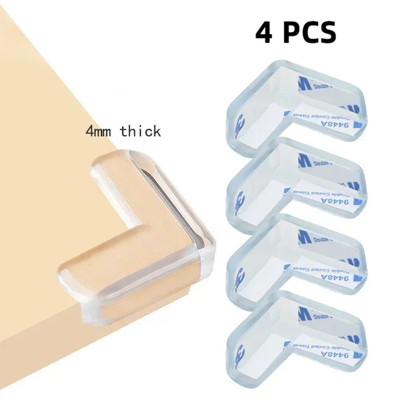 Transparent Baby Edge Protection Strip - Anti-Bump Furniture Guard with Tape — view 14 of baby safety