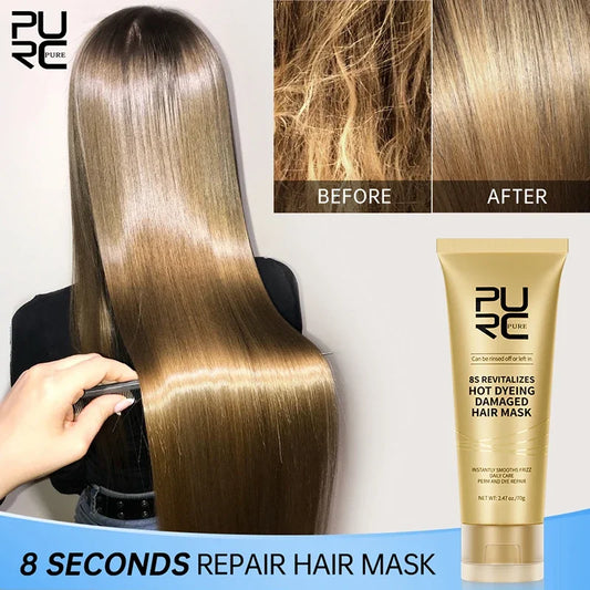 Professional 8 Seconds Hair Mask Keratin Damage Repair Frizz Smoothing Treatment Cream Straighten Shiny Moisturizing Hair Care