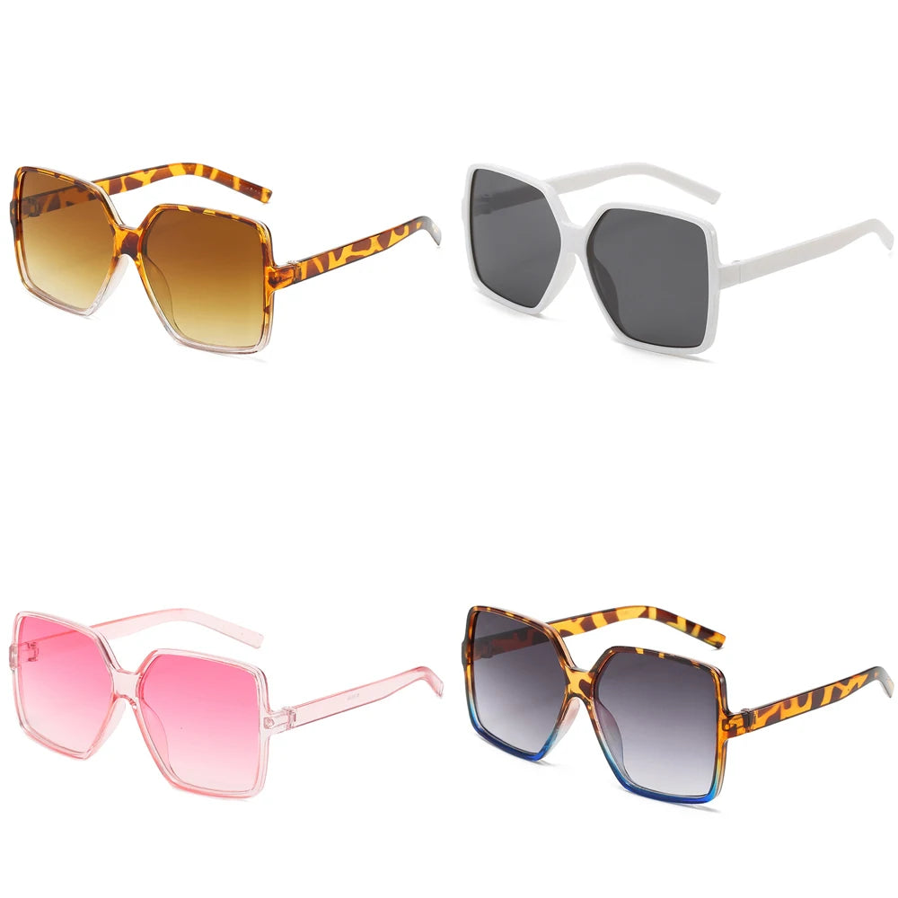 Square Big-Frame Sunglasses Vintage — New It-Girl Designer Retro Women Men Brand UV Shades — view 14 of sunglasses