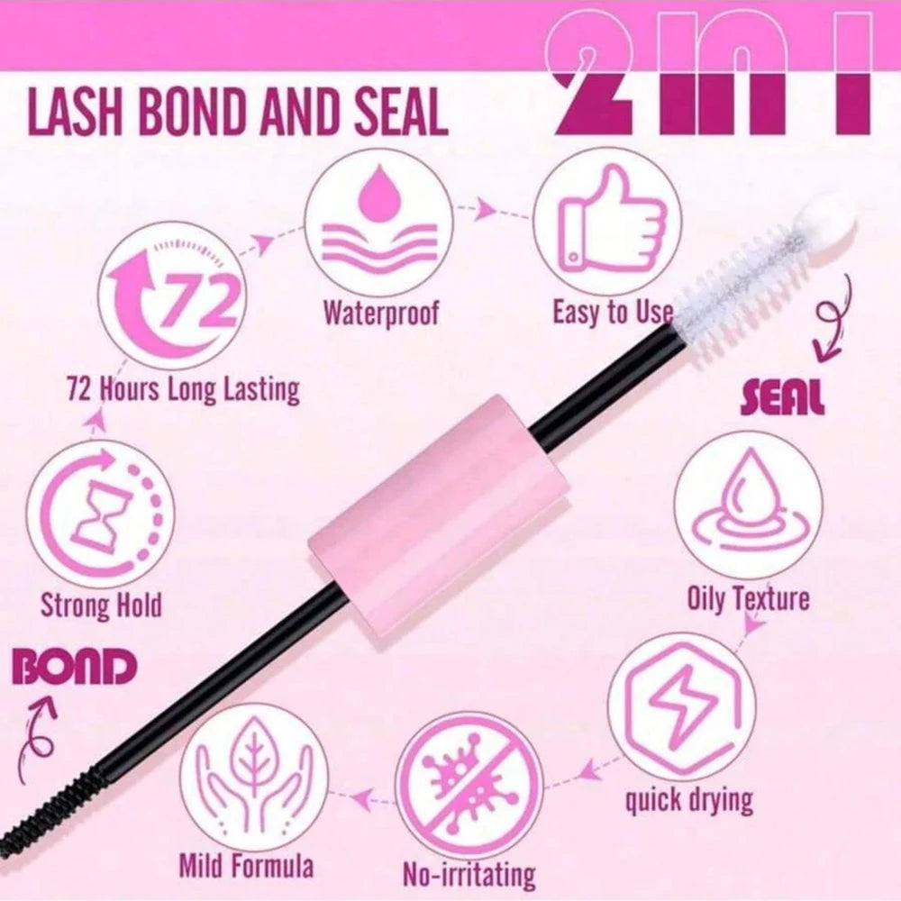 48H Lash Cluster Bond & Seal – Strong Hold Eyelash Glue for DIY Lash Extensions — view 2 of beauty & personal care
