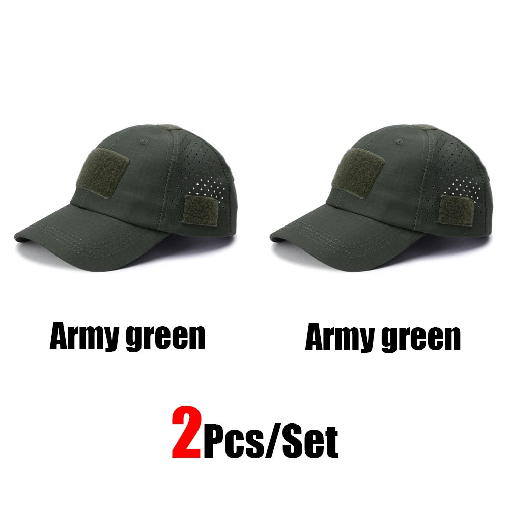 Camouflage Baseball Cap Outdoor — Tactical Sun Protection Hunting Hiking Fishing Men's Hat