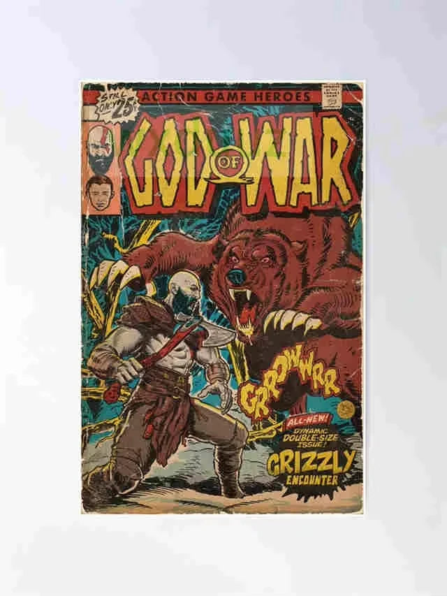 Home Decor Scandinavian Game Heroes Comic Poster — Vintage Pop Art Canvas Wall Painting — view 12 of home decor
