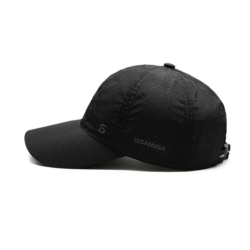 Outdoor Sun Hat Quick-Dry Breathable — Summer Fishing Baseball Cap Men's Sweat-Wicking Outdoor — view 3 of hats & caps