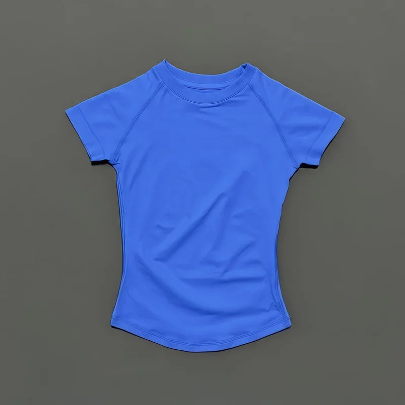 Impact Seamless Yoga Top &mdash; Women&rsquo;s Short-Sleeve Workout Shirt for Running &amp; Sports — view 14 of sports & fitness
