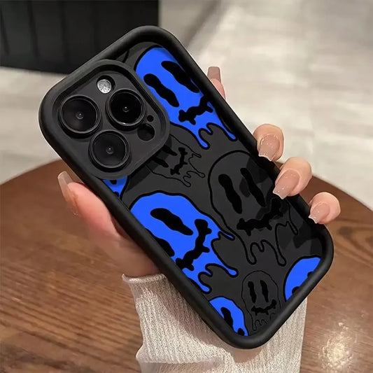 Streetwear Drip Soft Case for iPhone 11–17 Pro Max Hypebeast Pattern — view 1 of phone cases
